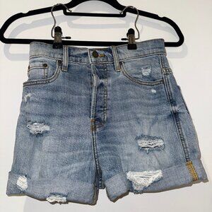 Eunina high waisted cuffed jean shorts